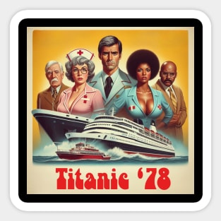 Titanic '78 Movie Poster Sticker